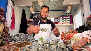 Crazy Street Food Tour in Morocco 🇲🇦 SAFI and OUALIDIA Rare Food Journey [upl. by Seadon]