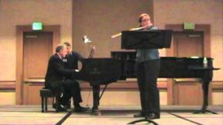 Martinu First Sonata for Flute I Allegro moderato performed by Kristen Stoner and Tim Carey [upl. by Randolf]