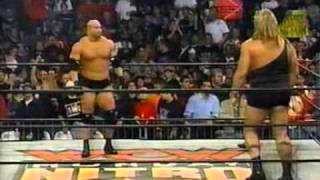 The Big Show Giant vs Goldberg WCW Nitro 12101998 [upl. by Enaed]