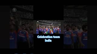 team india celebration T20 world cup 🇮🇳🇮🇳🇮🇳 [upl. by Giff679]