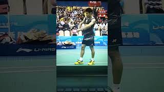 Peter Gade Vs Lee CW Exhibition Match Badmintonviral shorts [upl. by Volney]