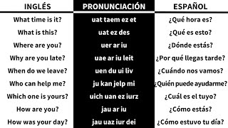 Preguntas WH en inglés preguntas comunes en inglés [upl. by Hessney]