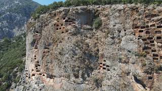 Pinara amp The Necropolis Mountain Türkiye Drone 4K [upl. by Leiad]