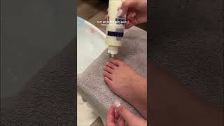 at home pedicure step by step part 1 athomepedicure pedicure nailday [upl. by Cirre]