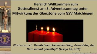 Gottesdienst am 15122024 3 Adventssonntag [upl. by Babette202]