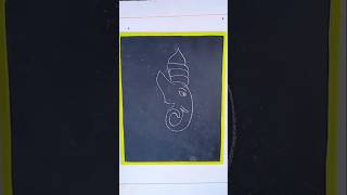 ganpati ji ki easy drawing kaise banaenganesh ji ki drawing kaise banaye step by stepviral shorts [upl. by Chapell769]