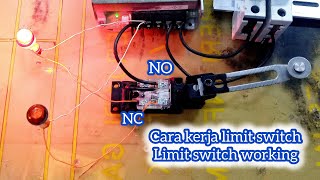 Cara Kerja Limit Switch  Limit Switch Working  Limit Switch Connection limitswitch switch [upl. by Aiak45]