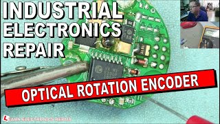 Optical Position Decoder repair  Industrial Electronics CNC Cutting Machine Saw [upl. by Renferd727]