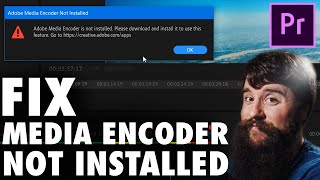 How To Fix Adobe Media Encoder Not Installed Error In 30 Seconds  Premiere Queue Not Working [upl. by Dnallor128]