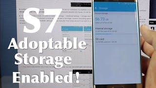 How To Enable Adoptable Storage Galaxy S7  S7 Edge or Any Android [upl. by Osric]