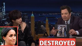 Meghan Markle Destroyed Live By Jin BTS During Shocking The Tonight Show [upl. by Cissiee]