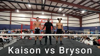 Choctaw Warrior Promotions 4 Kaison vs Bryson [upl. by Deena]