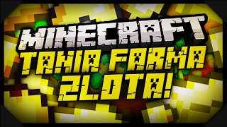 Minecraft Tania Wydajna Farma Złota 19 [upl. by Esorylime508]