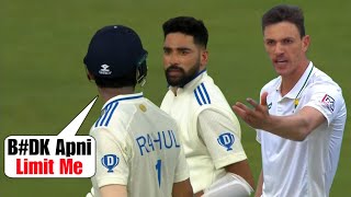 KL Rahul gave huge reply when Marco Jansen misbehaved Mohammed Siraj during Ind vs Sa 1st Test [upl. by Rramel]