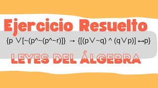 Ejercicio resuelto I TIPO PARCIAL I Leyes del Álgebra I Profesor Edwin [upl. by Chong]