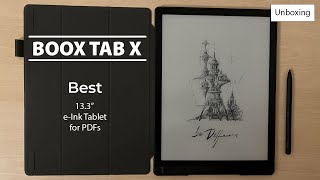 BOOX Tab X  Best PDF Reader Unboxing amp Review [upl. by Hsevahb]