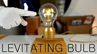 FLYTE  Levitating Light Bulb  Kickstarter  unboxing amp demo [upl. by Shugart]