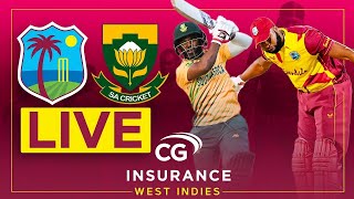 🔴 LIVE REPLAY  West Indies v South Africa  3rd CG Insurance T20I [upl. by Kemble78]