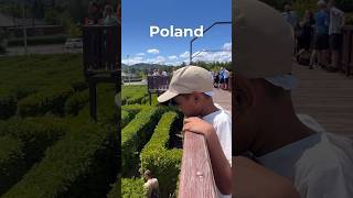 Maze Park in Poland traveldiaries poland minivlog mazepark shorts [upl. by Healion]