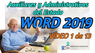 💻Tema de Word 2019 💻 Auxiliares y Administrativos del Estado  Formato de fuente y portapapeles [upl. by Chelsea]