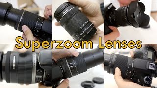 The Best AllInOne  Walkaround  Superzoom Lenses 6 Lenses Compared for Canon [upl. by Neelon]