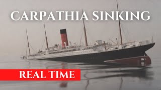 〽️RMS Carpathia Sinking Simulation  REAL TIME [upl. by Holman]