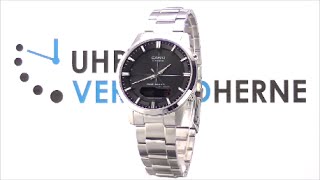 Casio Funkuhr FunkSolar Uhr Herrenarmbanduhr LCWM170D1AER [upl. by Rot]