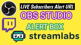 HOW TO SET UP ALERTS IN OBS STUDIO StreamElements Alerts Tutorial  how to add alert box in obs [upl. by Blus]