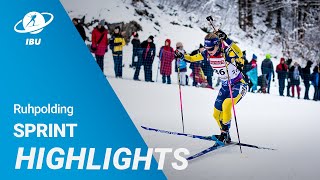 World Cup 2324 Ruhpolding Women Sprint Highlights [upl. by Sletten]