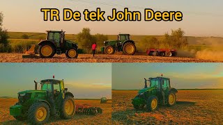 TR De tek John Deere 6195M ve 6100M serileri ile silajlik mısır ekimi [upl. by Chloette]