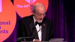 E L Doctorow accepts the 2013 Medal for Distinguished Contribution to American Letters [upl. by Iduj]