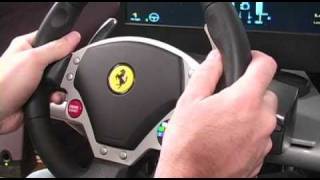 Ferrari F430 Force Feedback Thrustmaster Racing Wheel Review [upl. by Saidee]