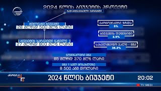 2024 წლის ბიუჯეტი [upl. by Issie]