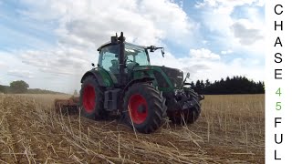 Fendt 512 vario au déchaumage de colza [upl. by Zea]