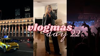 VLOGMAS DAY 22 Workout with me Editing amp Travis Scott concert at Madison square garden [upl. by Eniladam554]