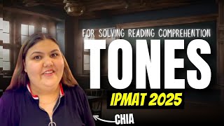 IPMAT 2025 Tones for solving reading comprehension  Important for ipmat [upl. by Akeme]