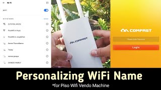 Comfast EW71  Changing Wifi Name for Pisowifi Vendo [upl. by Maryly393]