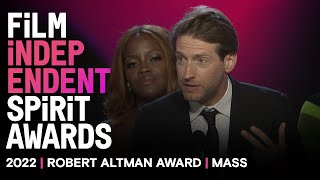 MASS wins the Robert Altman Award at the 2022 Spirit Awards [upl. by Isabea]