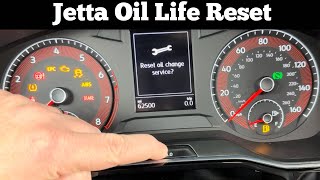 How To Reset Oil Life On 2019  2022 Volkswagen Jetta  Clear VW Oil Change Service Interval Light [upl. by Noeled]