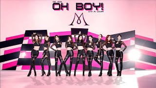 Nine Muses  OH BOY OT9 AOA AI Cover [upl. by Ahsikal856]