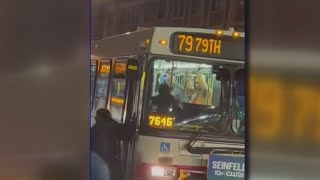 Video shows CTA bus driver being attacked [upl. by Annirok324]