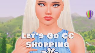 LETS GO CC SHOPPINGSO MUCH CUTE STUFFTHE SIMS 3 [upl. by Esened]