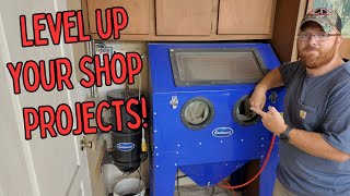 Eastwood B60 Sand Blast Cabinet Review  Upgrades to Do  Dust Collection [upl. by Elvis]