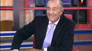 Laurentino Gomes entrevistado por Marcelo Rebelo de Sousa no Jornal Nacional da TVI [upl. by Ardnuat]