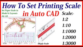 Set Printing Scale in Auto CADVery Simple [upl. by Annat]