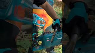 Makita Chainsaw 40V XGT Brushless 35cm 14quot Top Handle Brushless Motor Woodworking Electric Saw [upl. by Nylirad]