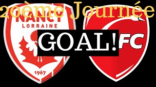 GOAL 20ème Journée 1920 Nancy  Valenciennes 10 34 by Makhtar Gueye [upl. by Etka871]