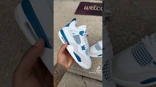 How to clean Jordan 4 military blue fypage sneakers shoecleaning cleaning jordan viralshorts [upl. by Ita666]