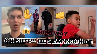 Movie Star SLAPS HOST At AWARD SHOW What Happens Is Shocking Dhar Mann REACTION [upl. by Akcirehs]