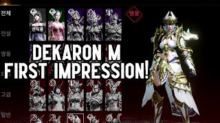 Dekaron M  Early Access  First 20 Minutes Of Gameplay  First Impression [upl. by Heisser822]